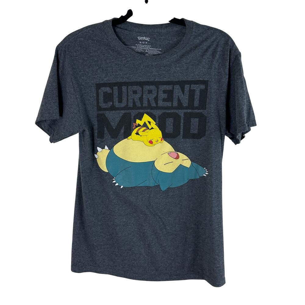 Pokemon Graphic Tee Bundle Mens Youth Anime Streetwear S M Green Gray White - Picture 3 of 13